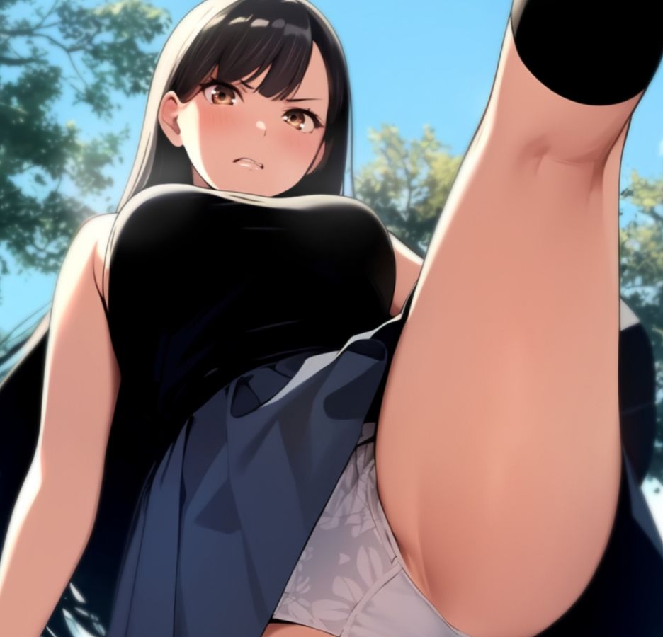ローアングルお嬢様 越嶋伊織3