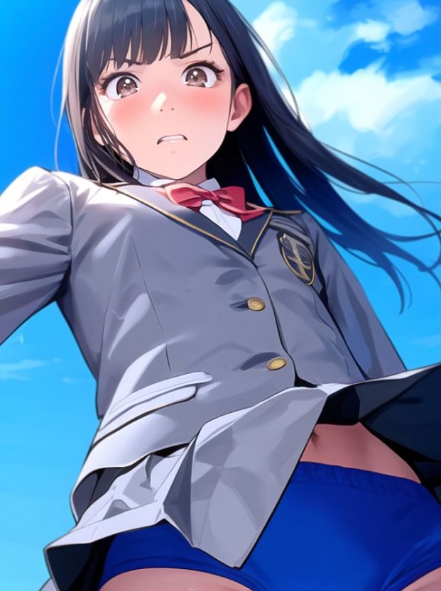 ローアングルお嬢様 越嶋伊織3