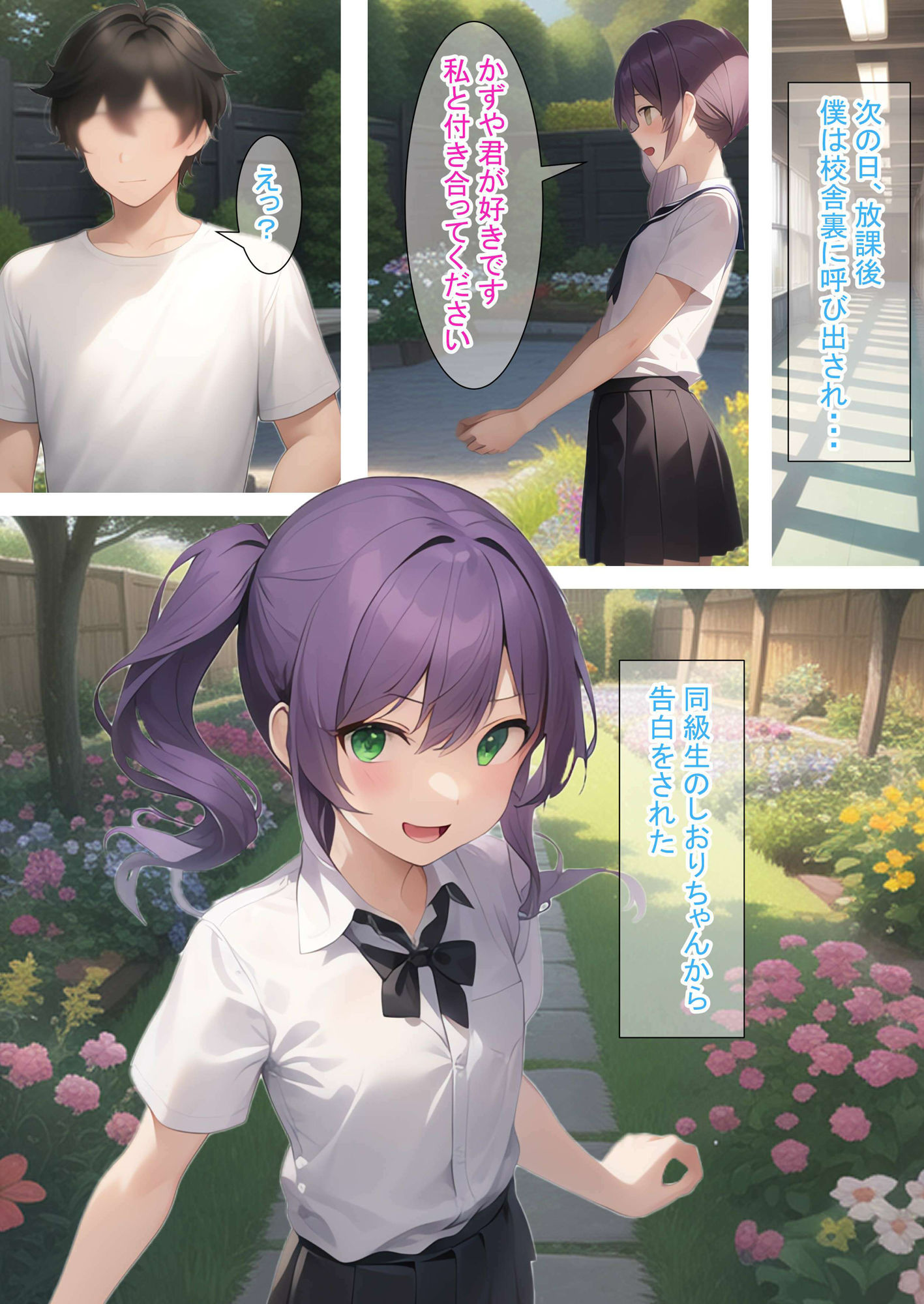 サンプル画像1:先スキ！（紫）〜ループするHな日常（後編）〜(つくねちゃん) [d_399970]