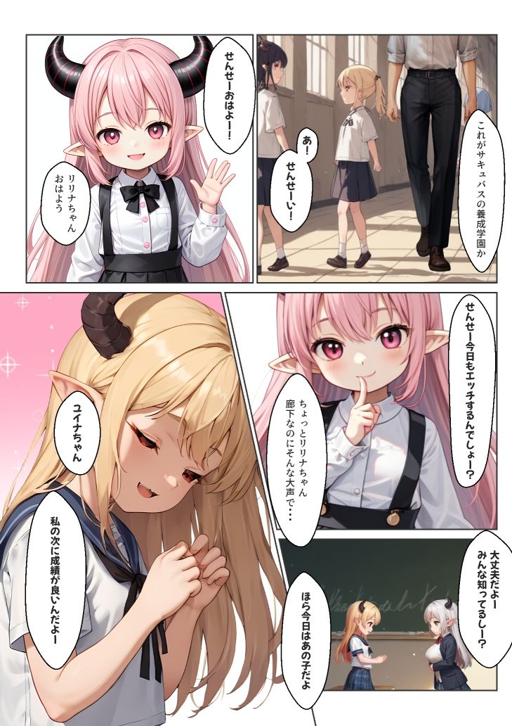 サンプル画像1:転生したらサキュバス教育官に！？2(今日はこれでいいかな) [d_400523]