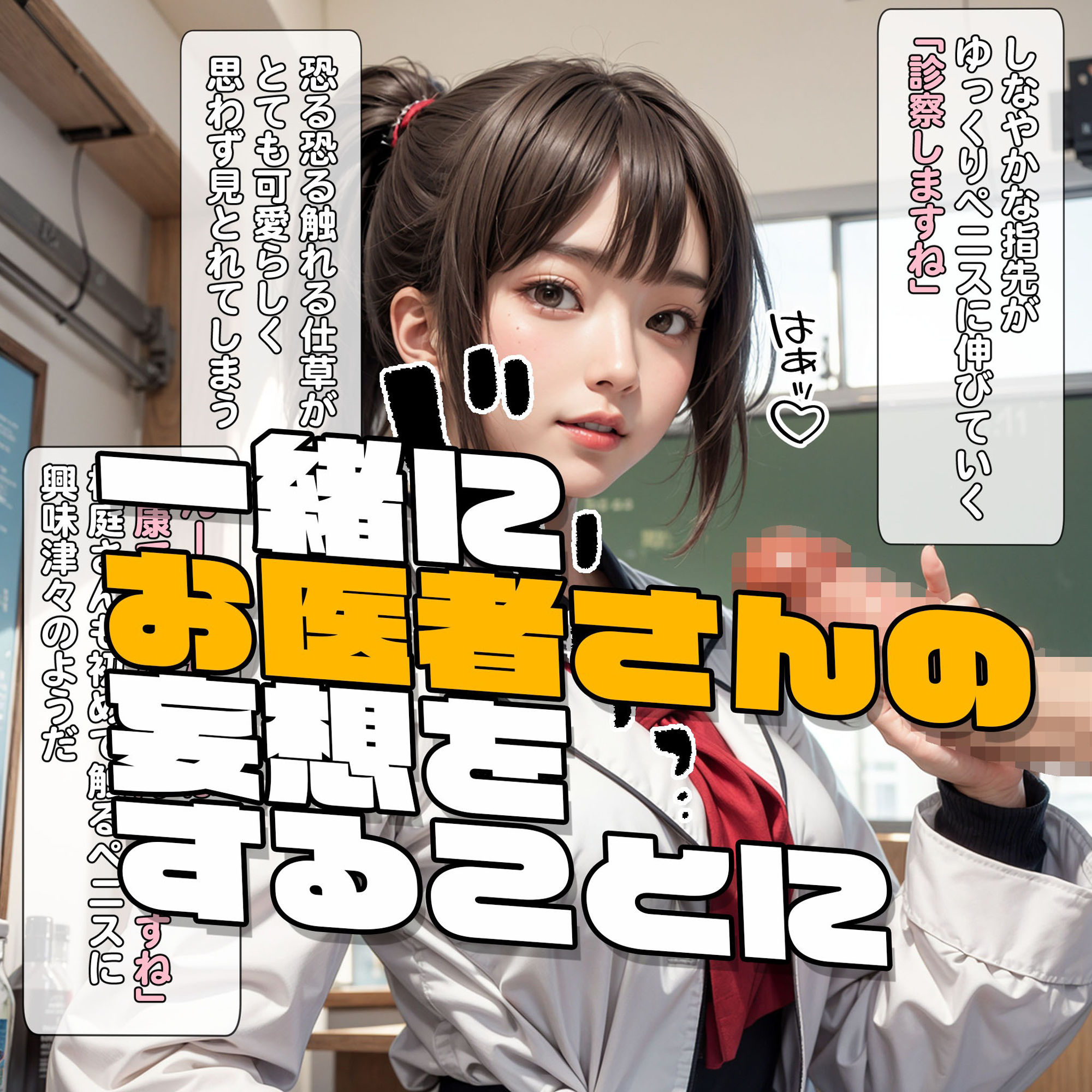 サンプル画像2:桜庭さんは妄想が止まらない(グラコミスタジオ) [d_401785]