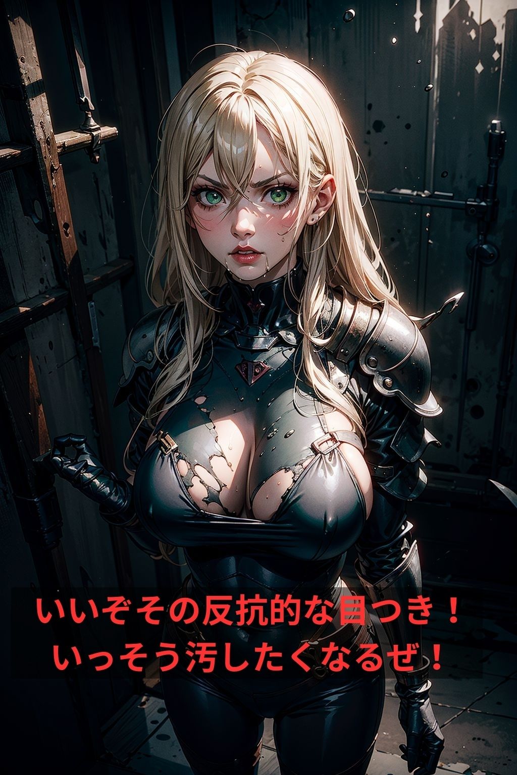 サンプル画像2:騎士、蹂躙(にゃにゃ丸プロデュース) [d_402133]