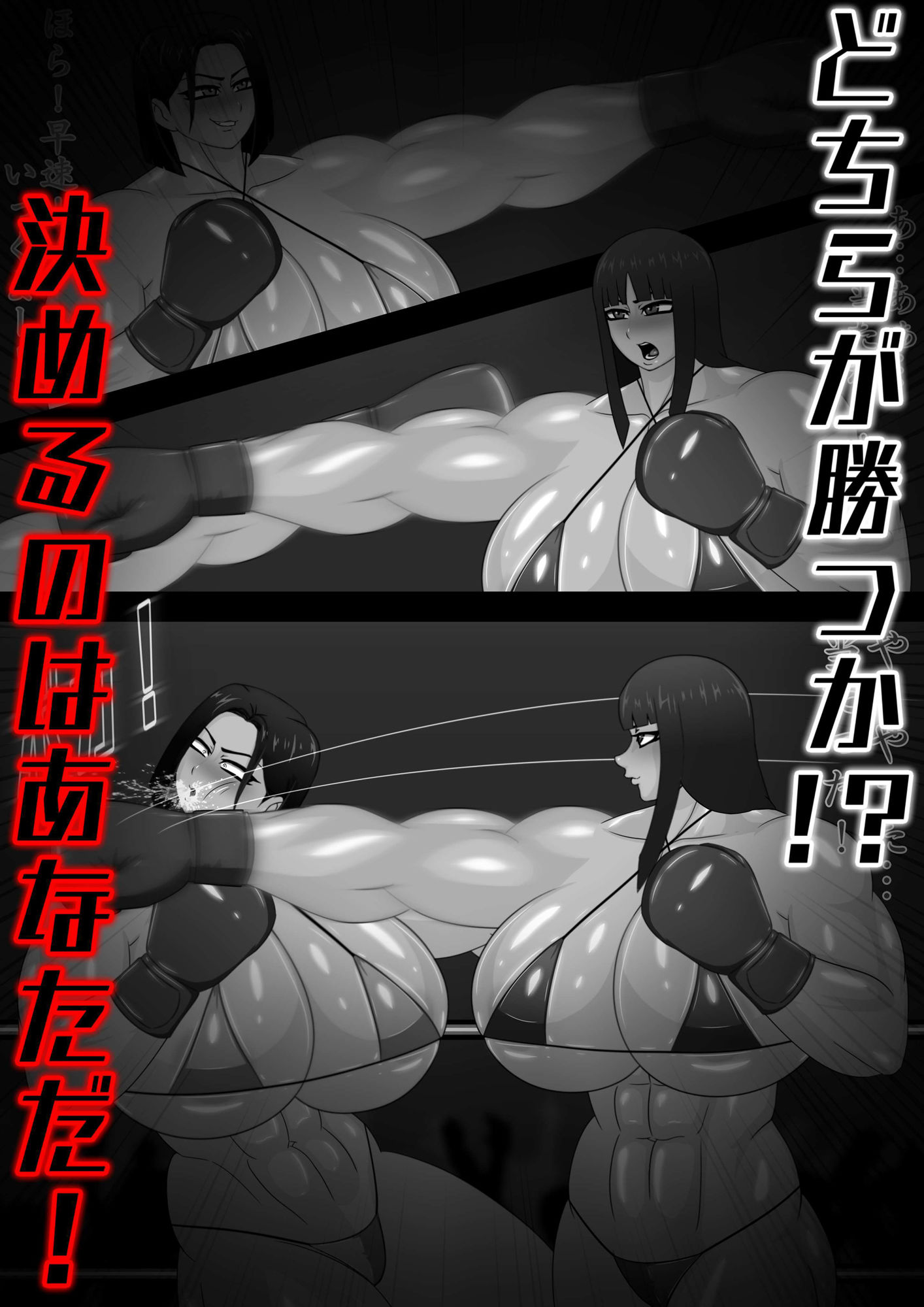 サンプル画像1:キャットファイト ボクシング 第1弾(mutyu) [d_402177]