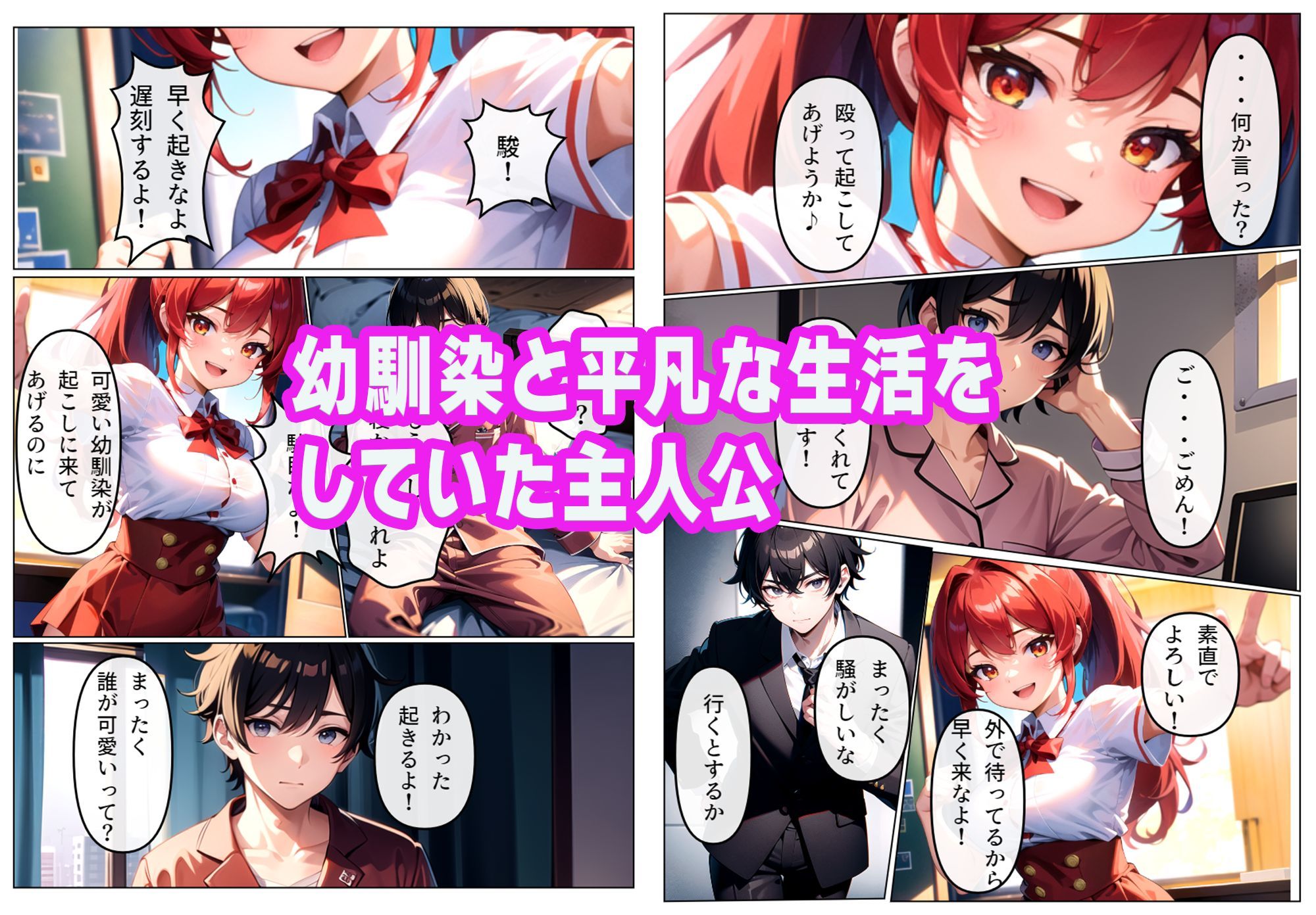 サンプル画像1:ヤリチン教師に狙われた幼馴染-序章-(雷覇) [d_402554]