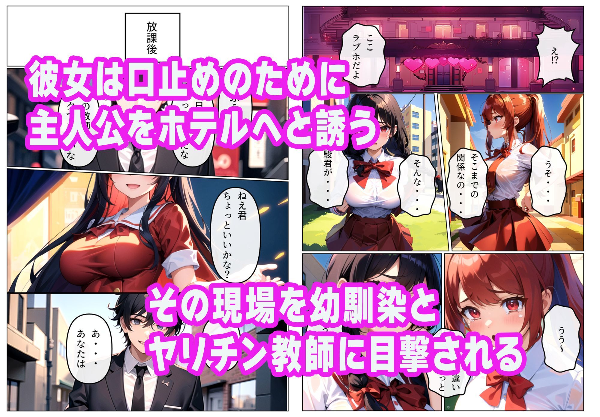 サンプル画像4:ヤリチン教師に狙われた幼馴染-序章-(雷覇) [d_402554]