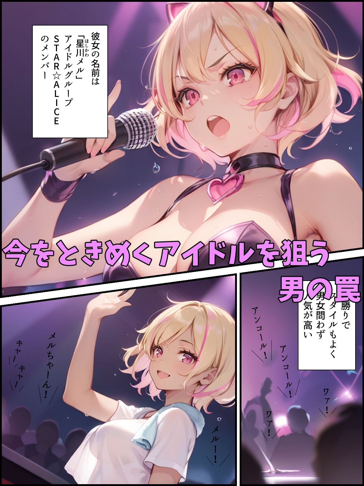 サンプル画像1:人気アイドルの災難【星川メル編】(ぱんの森) [d_402652]