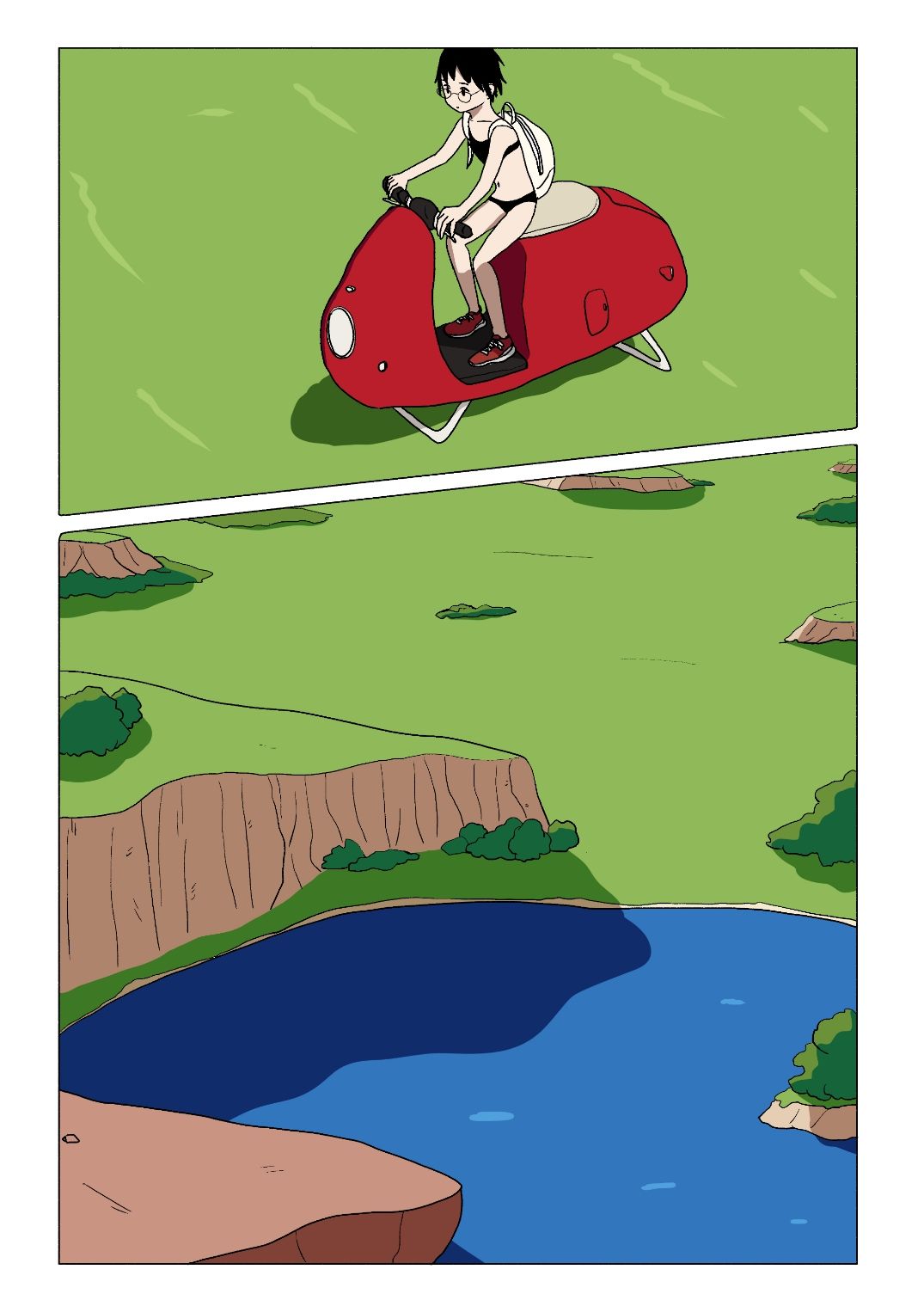 サンプル画像1:At the lake(Orange pecoe) [d_403048]