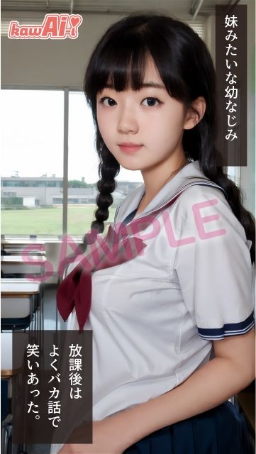 サンプル画像3:妹みたいな童顔巨乳JK女子校生を支配して中出し【セリフつき】(kawAI-i) [d_403784]