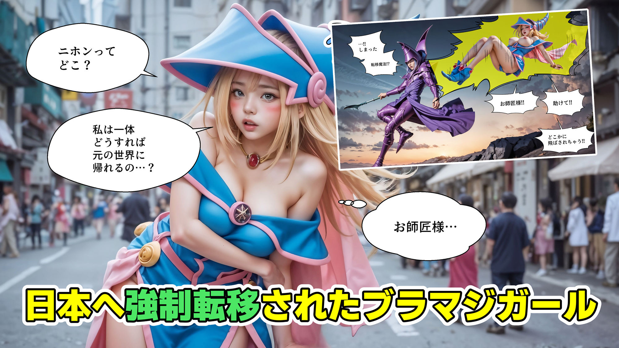 サンプル画像1:万引きブラマジガール in Japan【4Kマンガ＋写真集】(コメットパンチ) [d_404101]