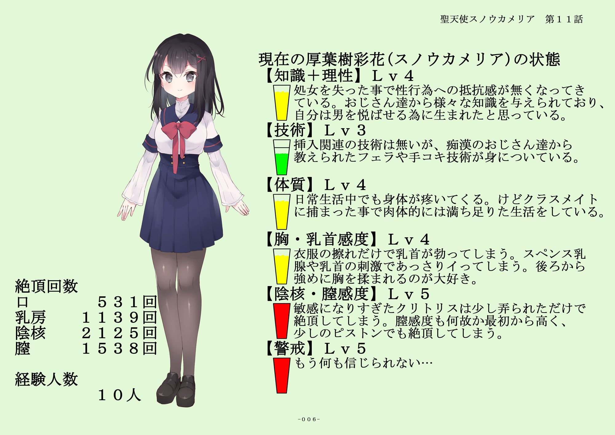 サンプル画像4:聖天使スノウカメリア第11話「不良達の玩具」(ジェネシス・ガーデン推進委員会) [d_404116]