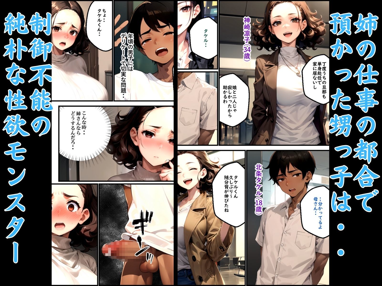 サンプル画像2:童顔で巨乳の叔母を堕とす算段 上巻(ピンク堂書店) [d_404413]