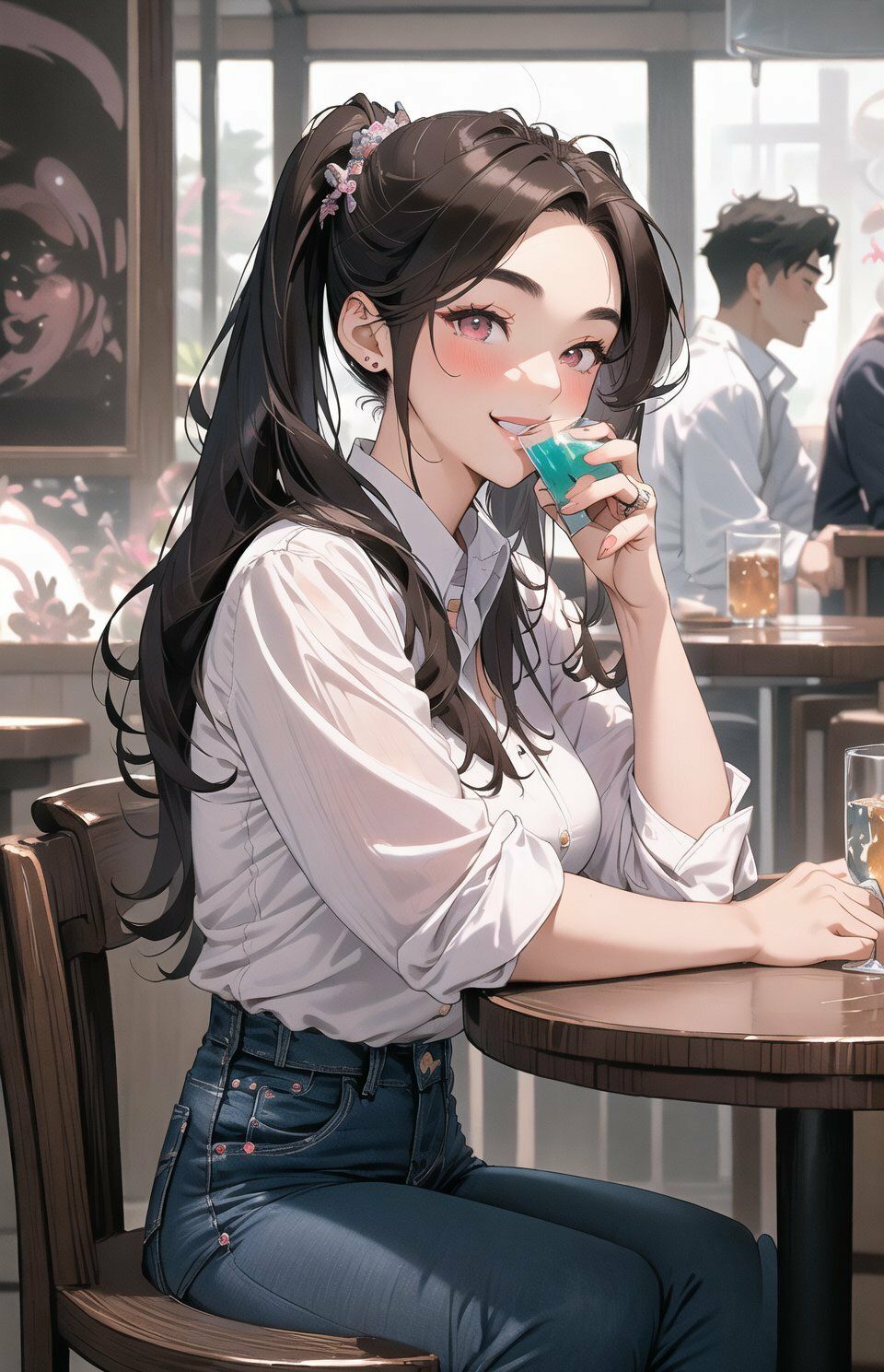 サンプル画像1:あそこからあの世 イラスト令和版後半(童子繭) [d_404501]