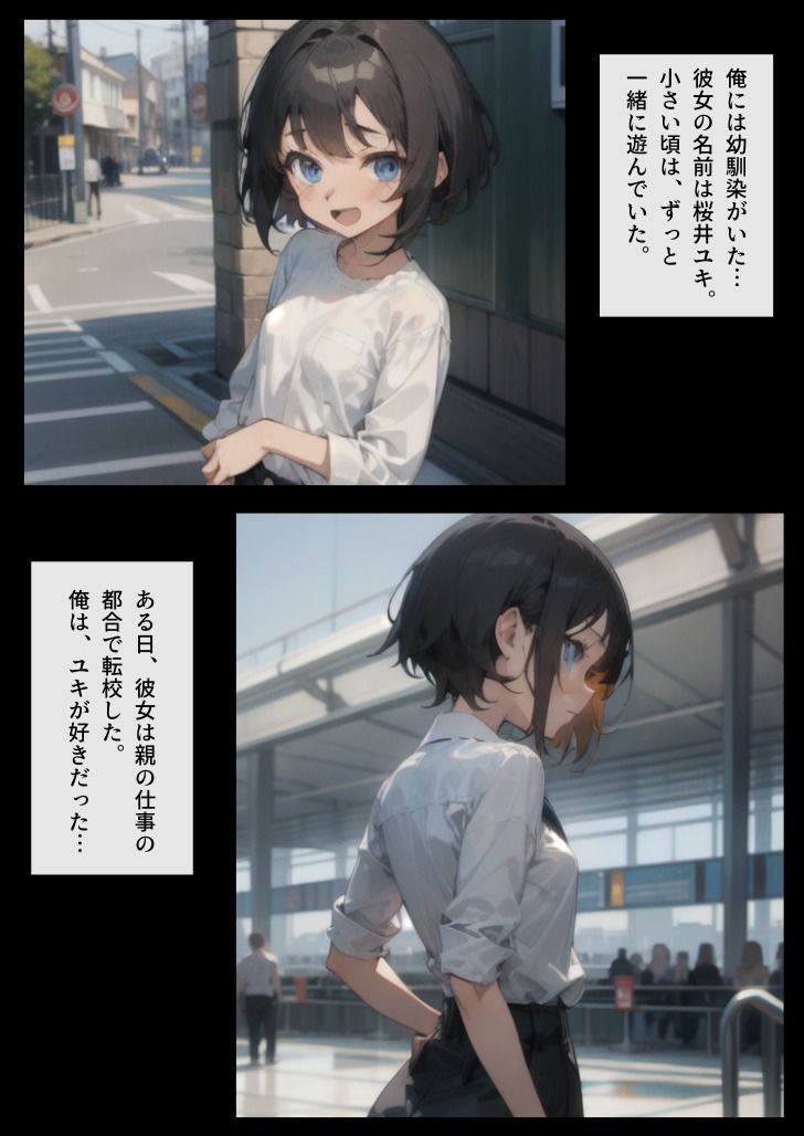 サンプル画像1:ずっと好きだった幼馴染に再会。無防備な寝姿に我慢できず、手を出しました…(抹茶たぬき) [d_405590]