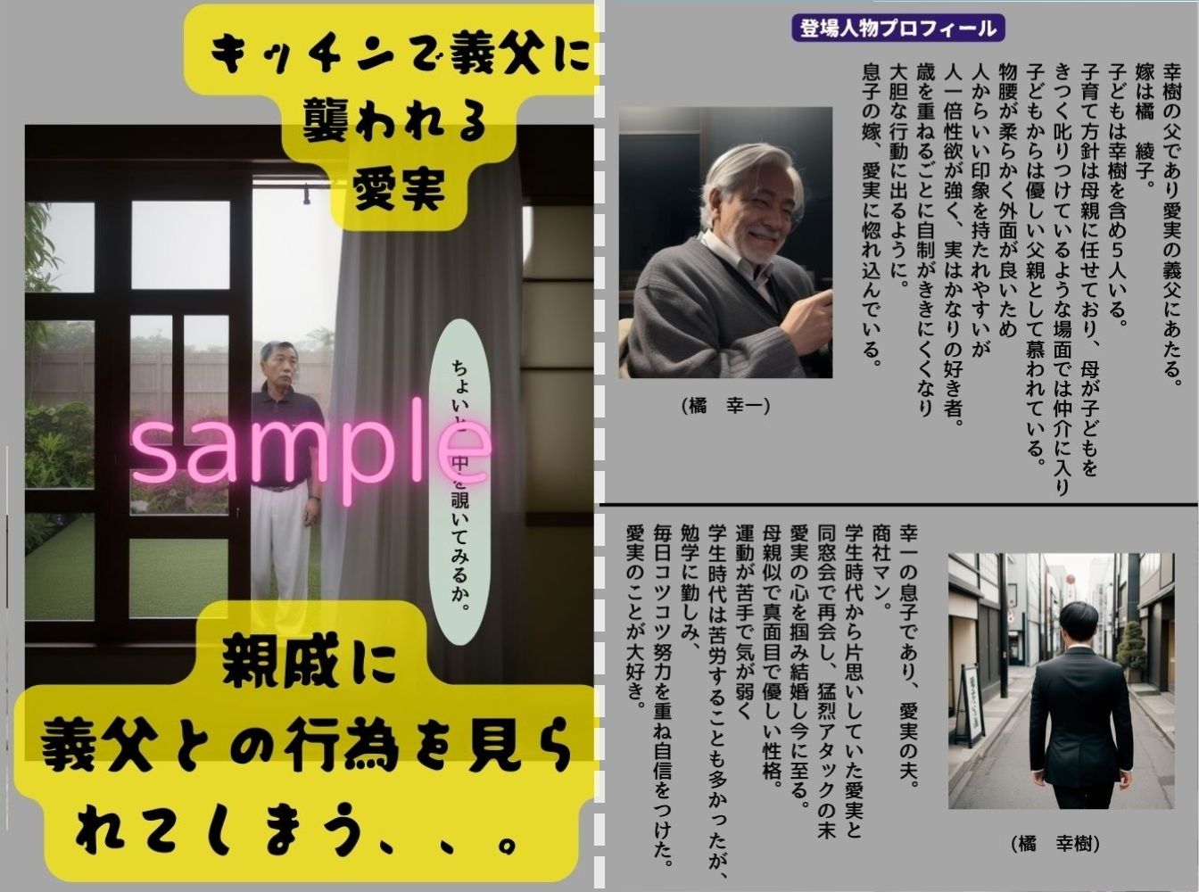 サンプル画像6:【3巻セット】義父に種付けされた若妻（リアル系ストーリー漫画）(くりきんとん) [d_406172]