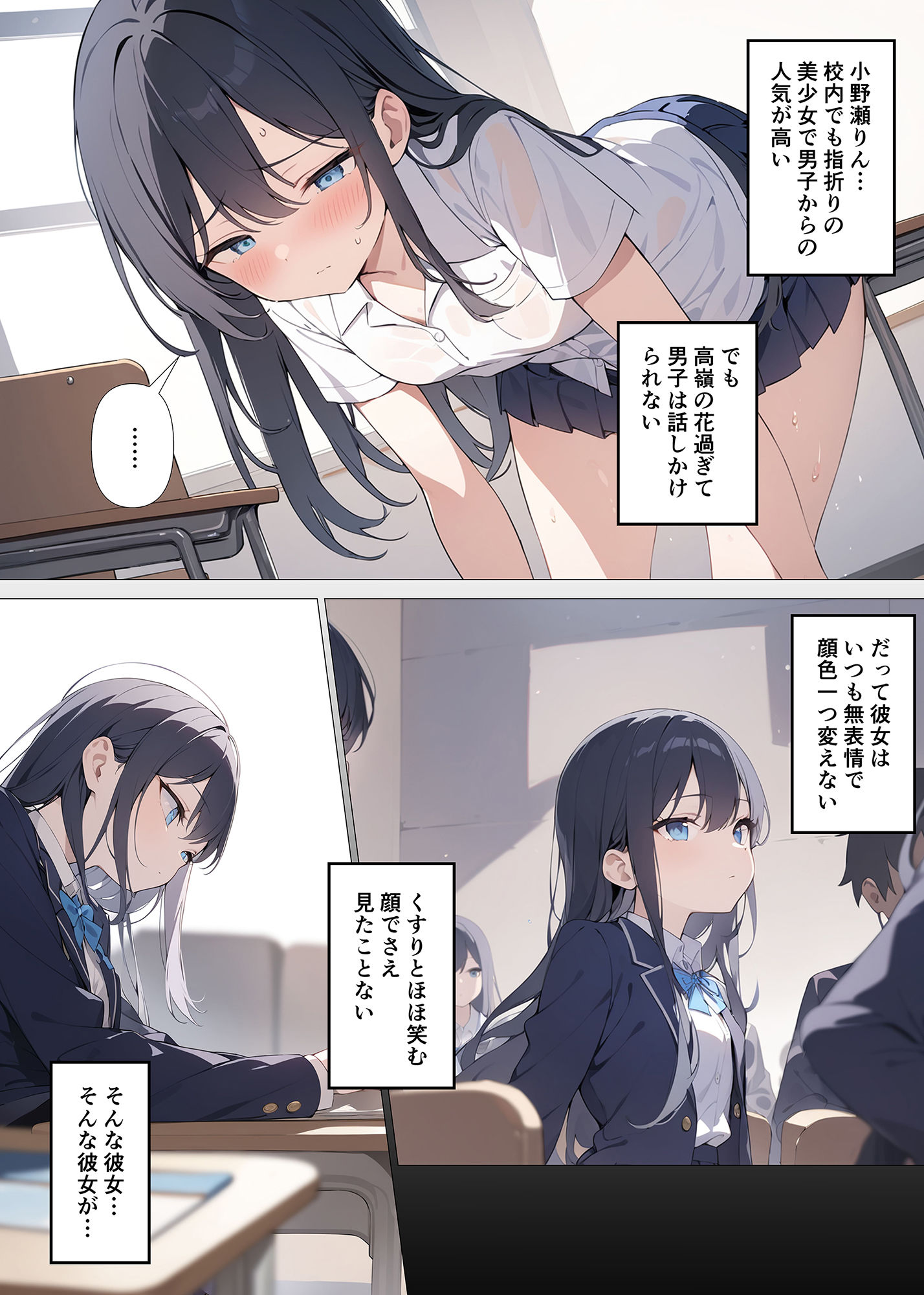 サンプル画像3:無口美少女は、天性のエロ女かもしれない(おぐすり) [d_406797]