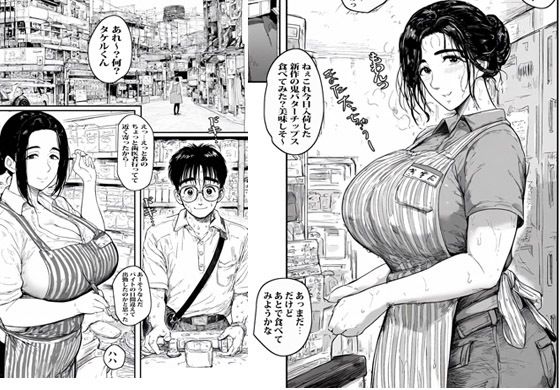 サンプル画像1:バイト先のおばさんはアソコも世話してくれるドエロ人妻でした(ピエトロ) [d_407485]