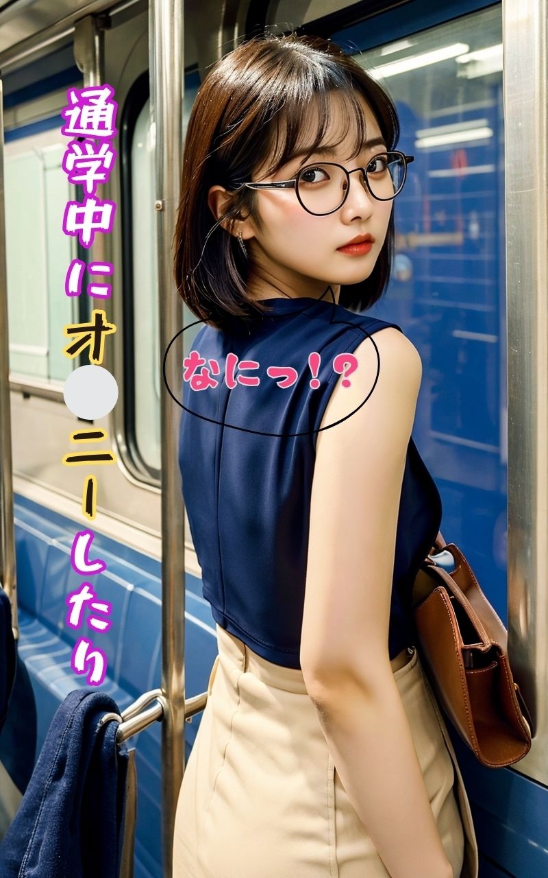 サンプル画像2:図書館で内緒で××することに虜になった私の体験(MomomoPink) [d_409472]