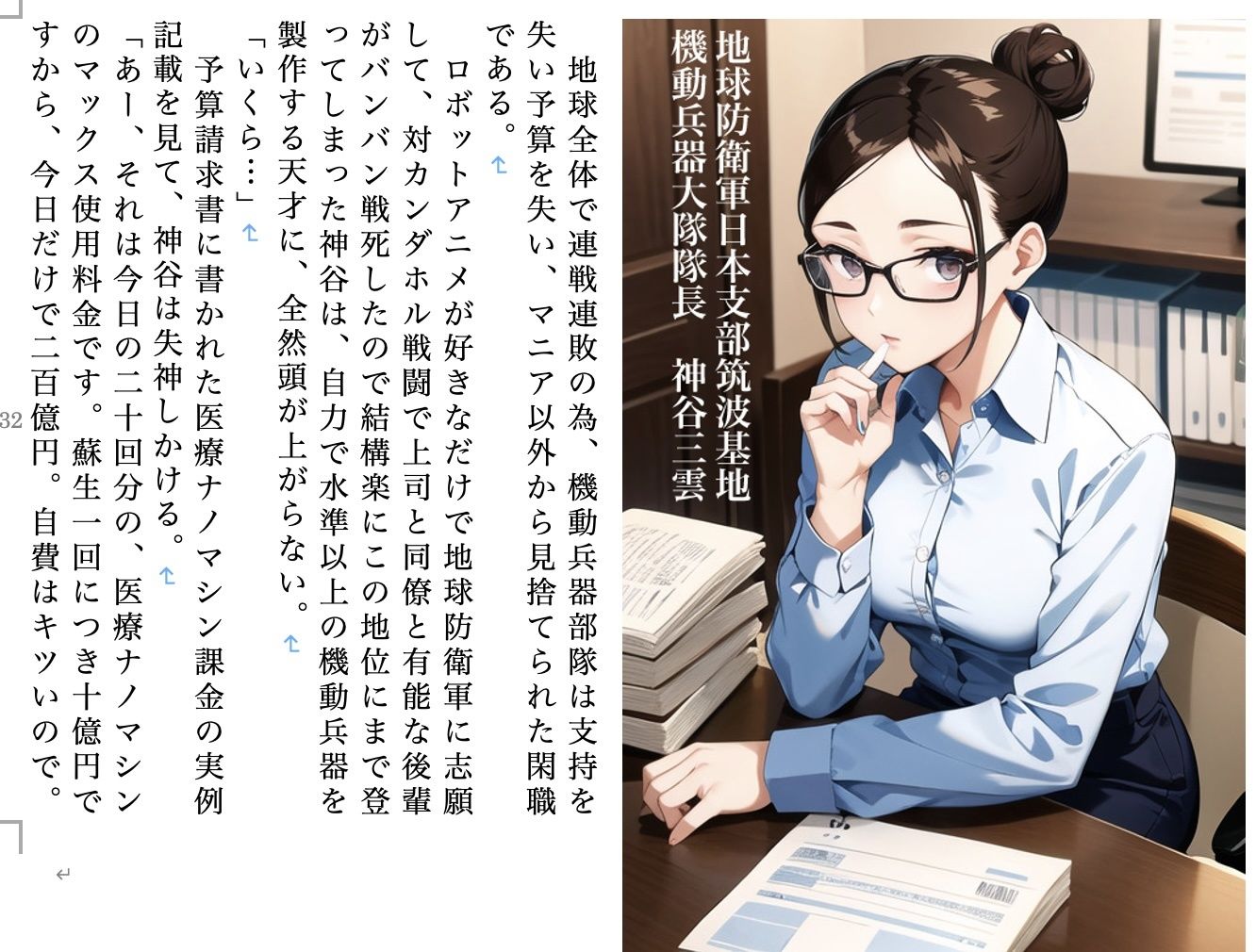 サンプル画像4:ま戦機 〜まだ戦える全ての機動兵器たちに〜 上巻(九情承太郎商店) [d_410201]