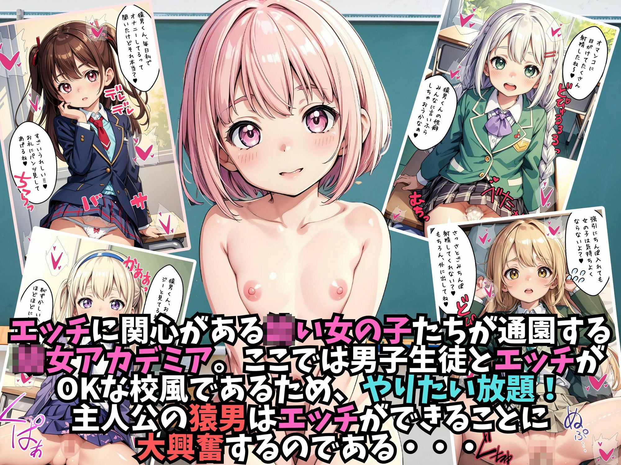 サンプル画像1:美少女とエッチができる○女アカデミア(優品工房) [d_410345]