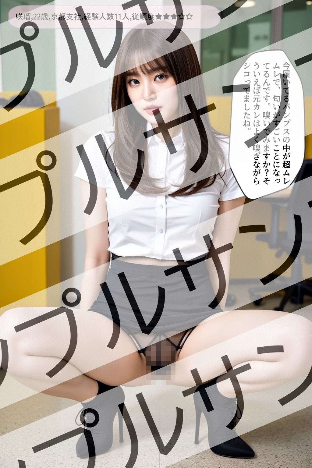 サンプル画像5:新人OLのしゃがみパンチラ vol.1(あらぶるま) [d_410474]