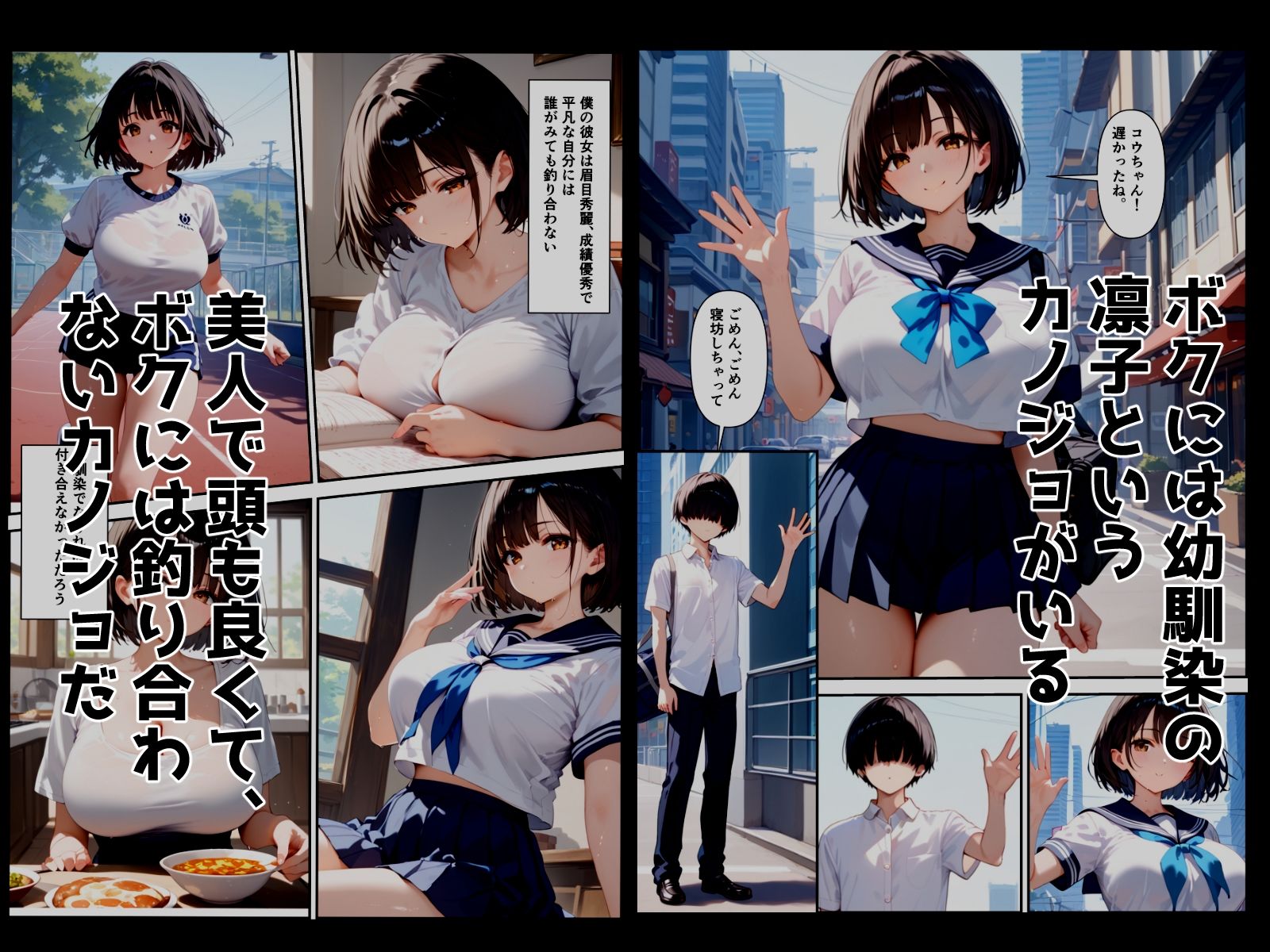 サンプル画像1:ボクを守るために不良の性奴●になっても絶対に堕ちないカノジョ(バベル太郎) [d_410700]