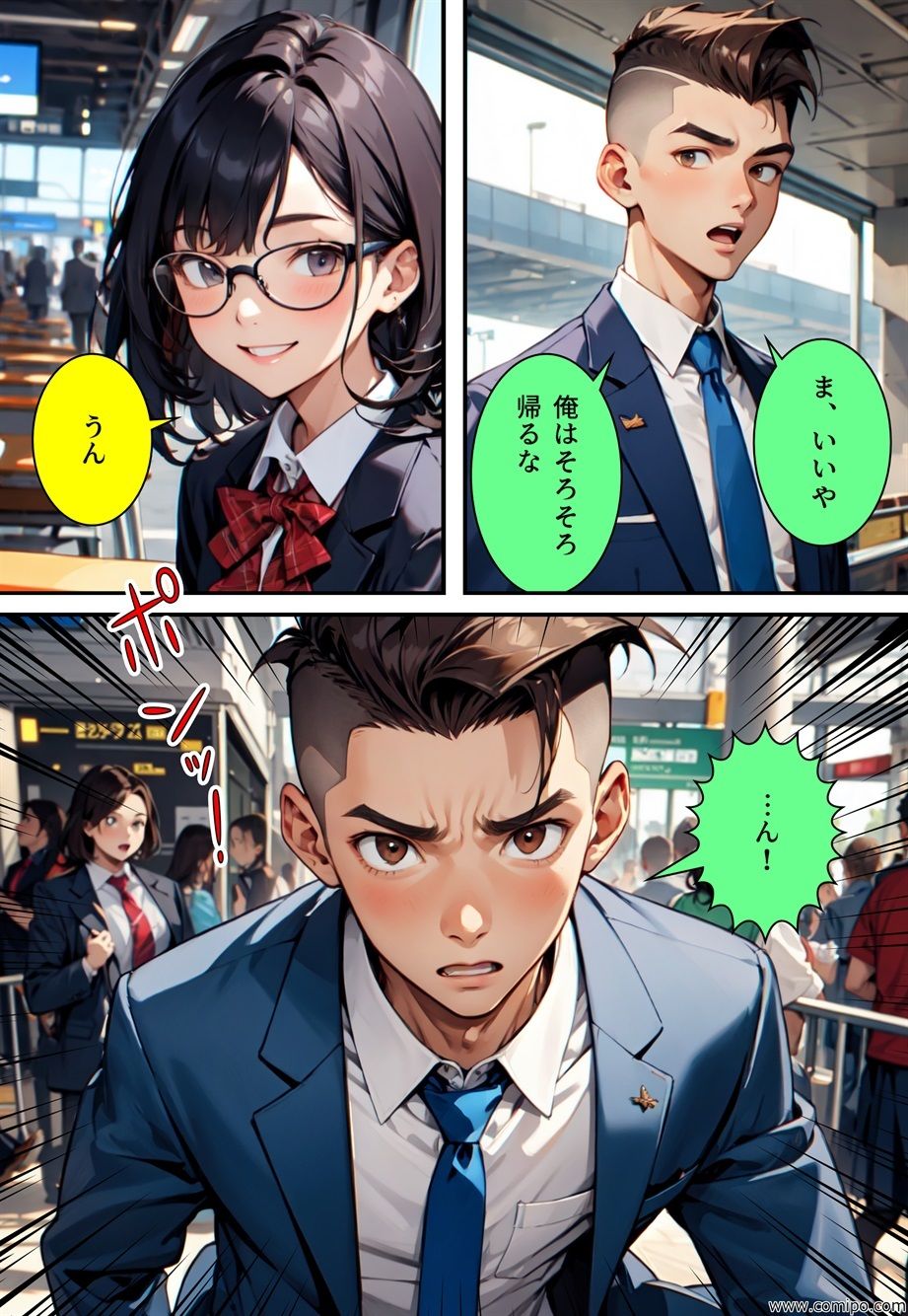 サンプル画像4:真・正義戦士ジャスティス・ボーイ 完全版 第5巻 「改造怪人・メガネ娘とCA制服」(真城のソフトハウス) [d_410853]