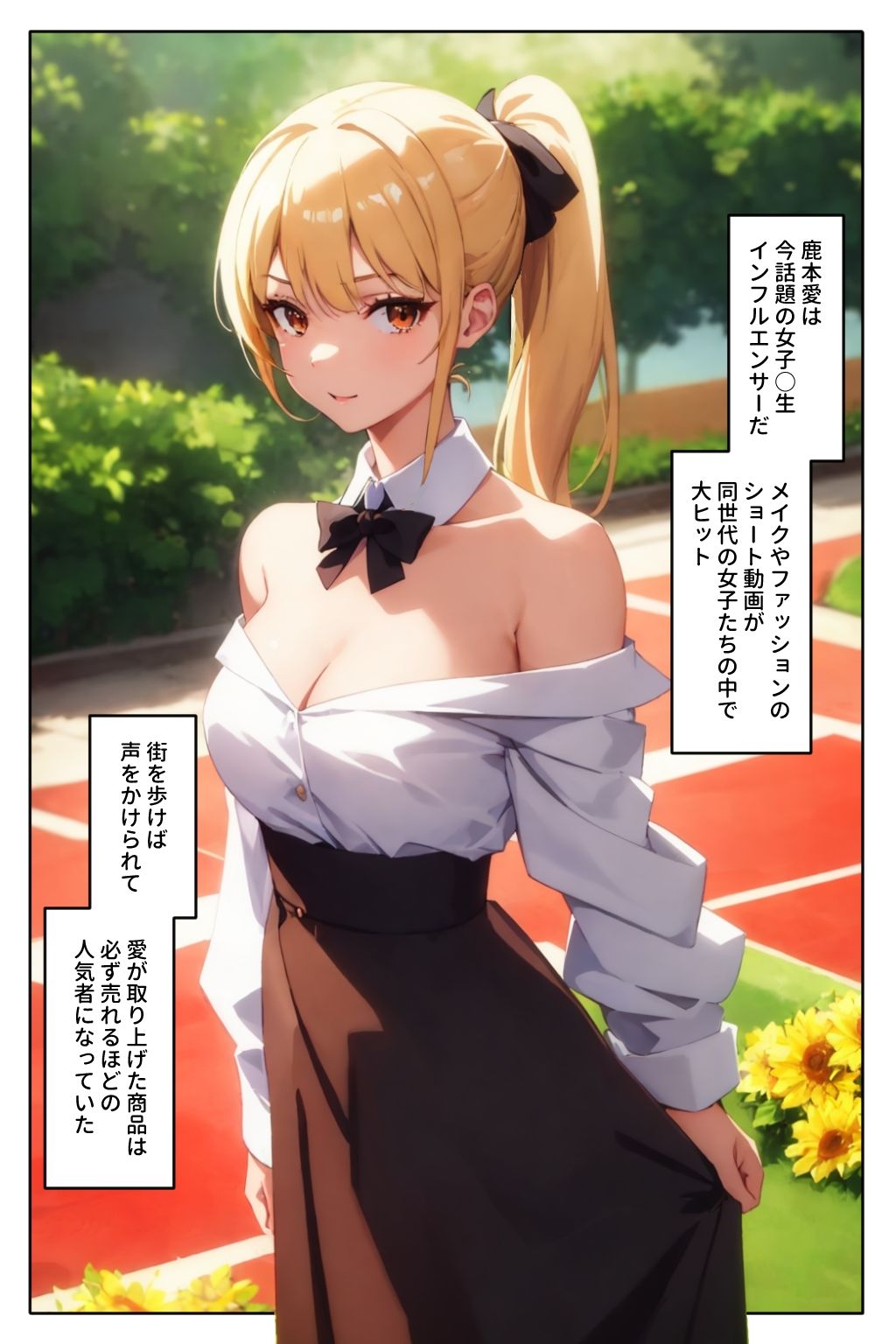 サンプル画像1:罠にハマったインフルエンサー(ステーキくん) [d_411054]