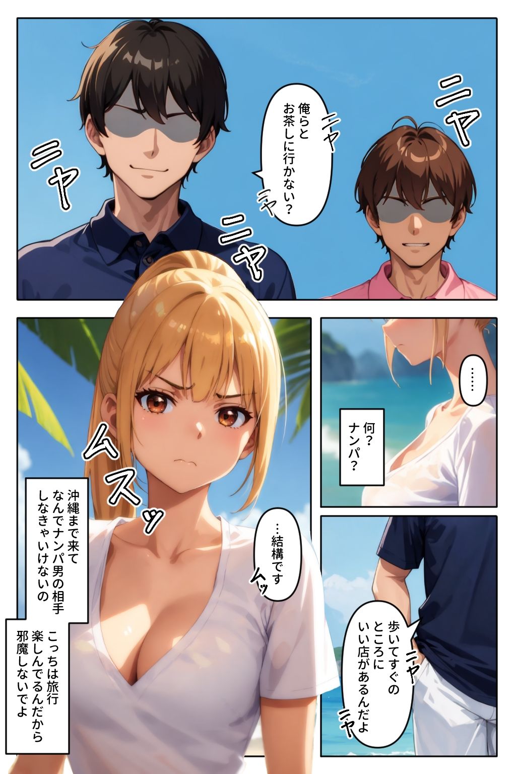 サンプル画像3:罠にハマったインフルエンサー(ステーキくん) [d_411054]