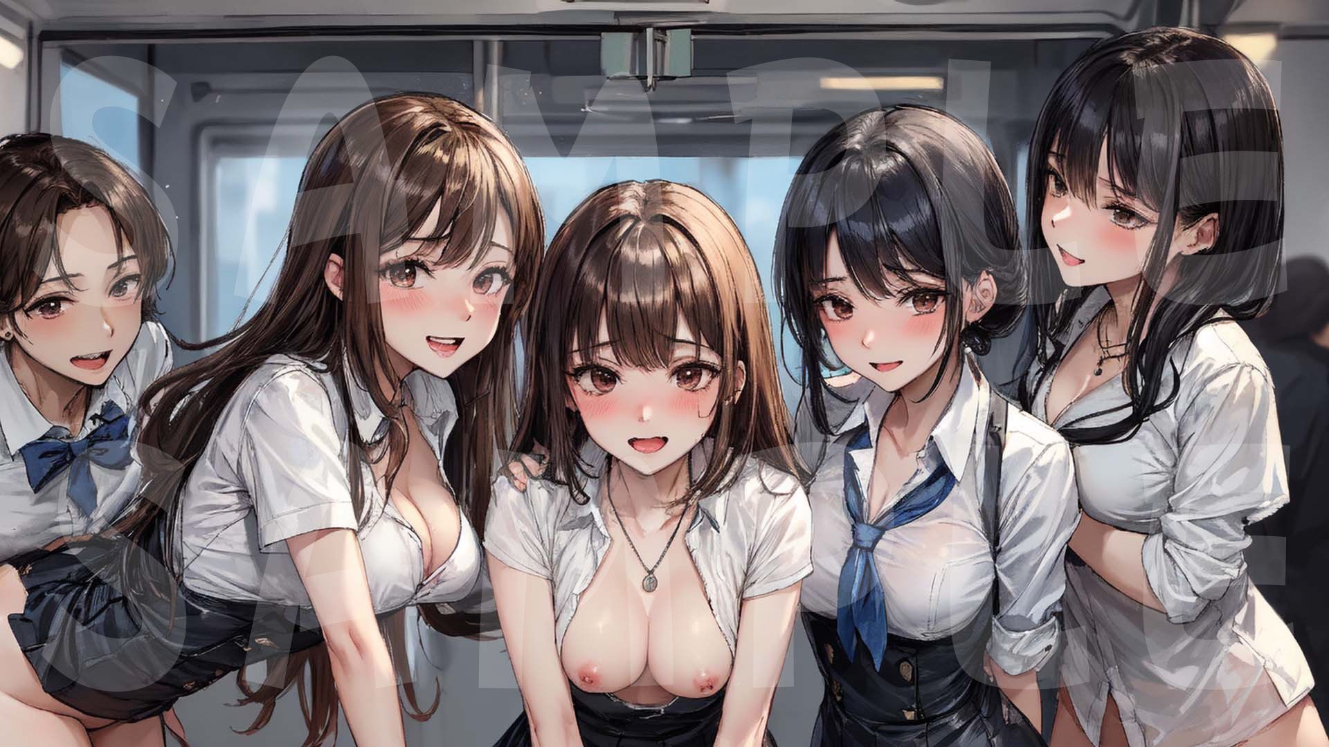 サンプル画像3:秘密の制服電車 「あのぉ 次は 私も、いいですか？」vol.6(MIDD) [d_411225]