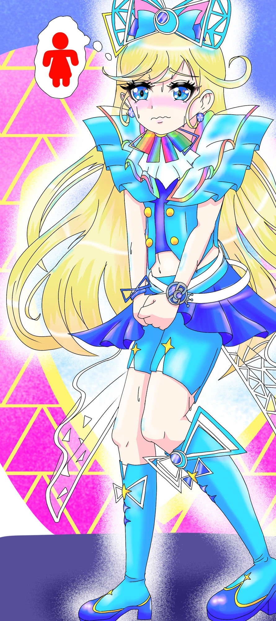 サンプル画像2:ひみつのおもらし(ファンタジスタ入れ歯) [d_411760]