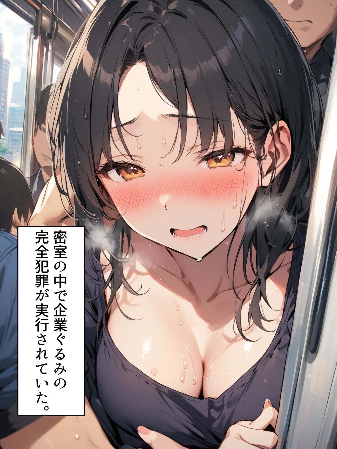 サンプル画像2:陥落 満員痴●電車0章(フォーチュンヒル) [d_412204]