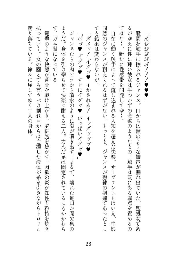 サンプル画像2:英霊娼館 -Jeanne d’Arc＆Jeanne d’Arc〔Alter〕-(伽藍堂（本舗）) [d_413530]