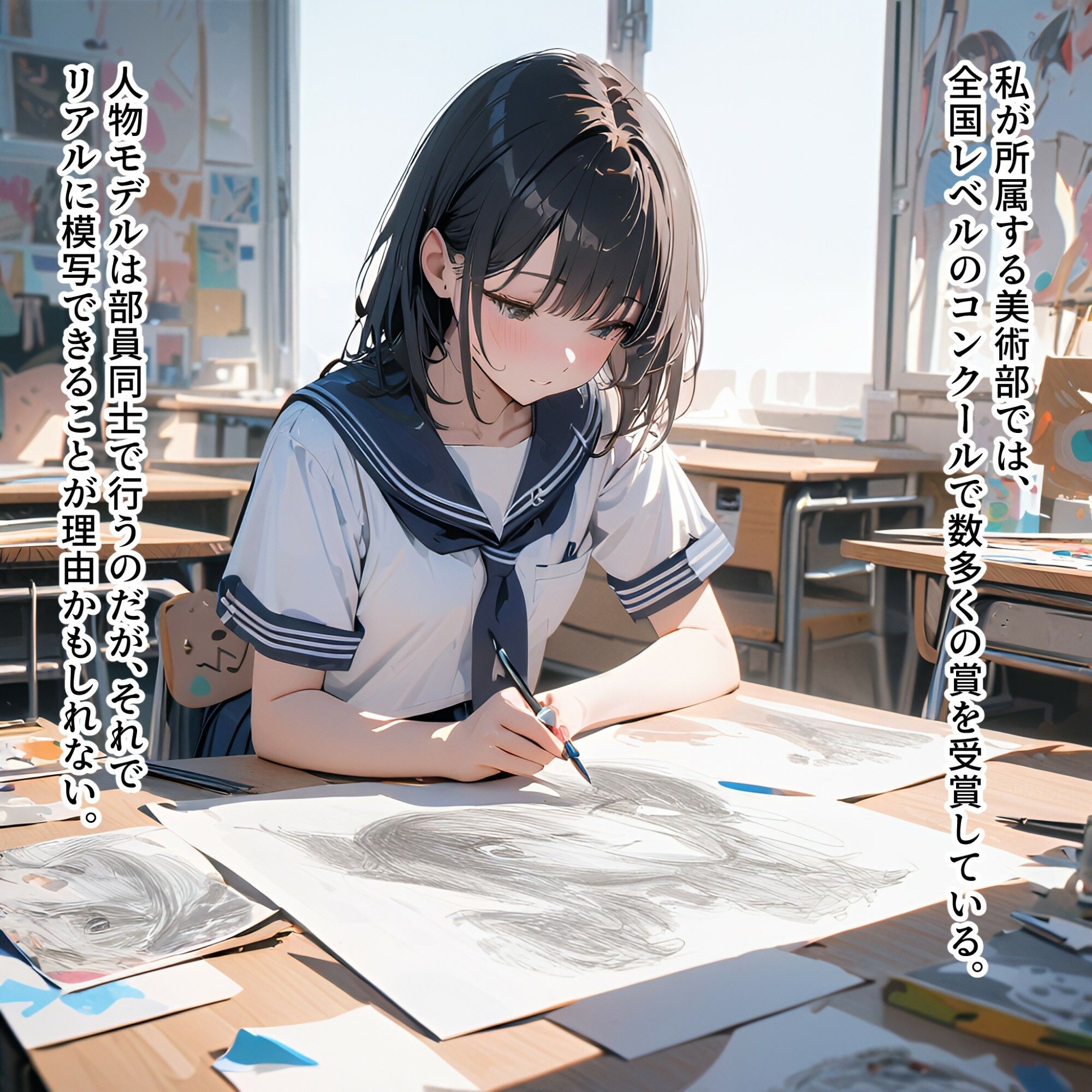 サンプル画像2:女子校ではよくある話(電脳戯画) [d_414045]