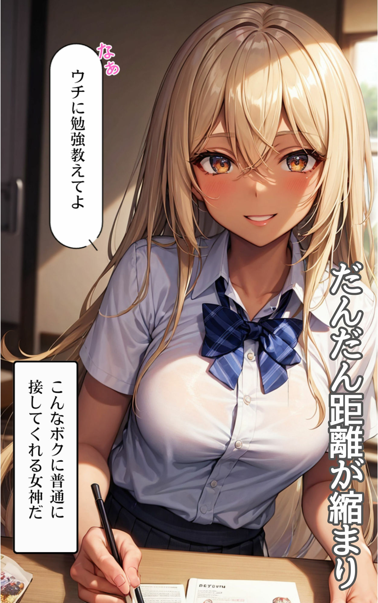 サンプル画像2:黒ギャルがオタクに優しいはマジだった(ちぐはぐくりえいと) [d_414307]