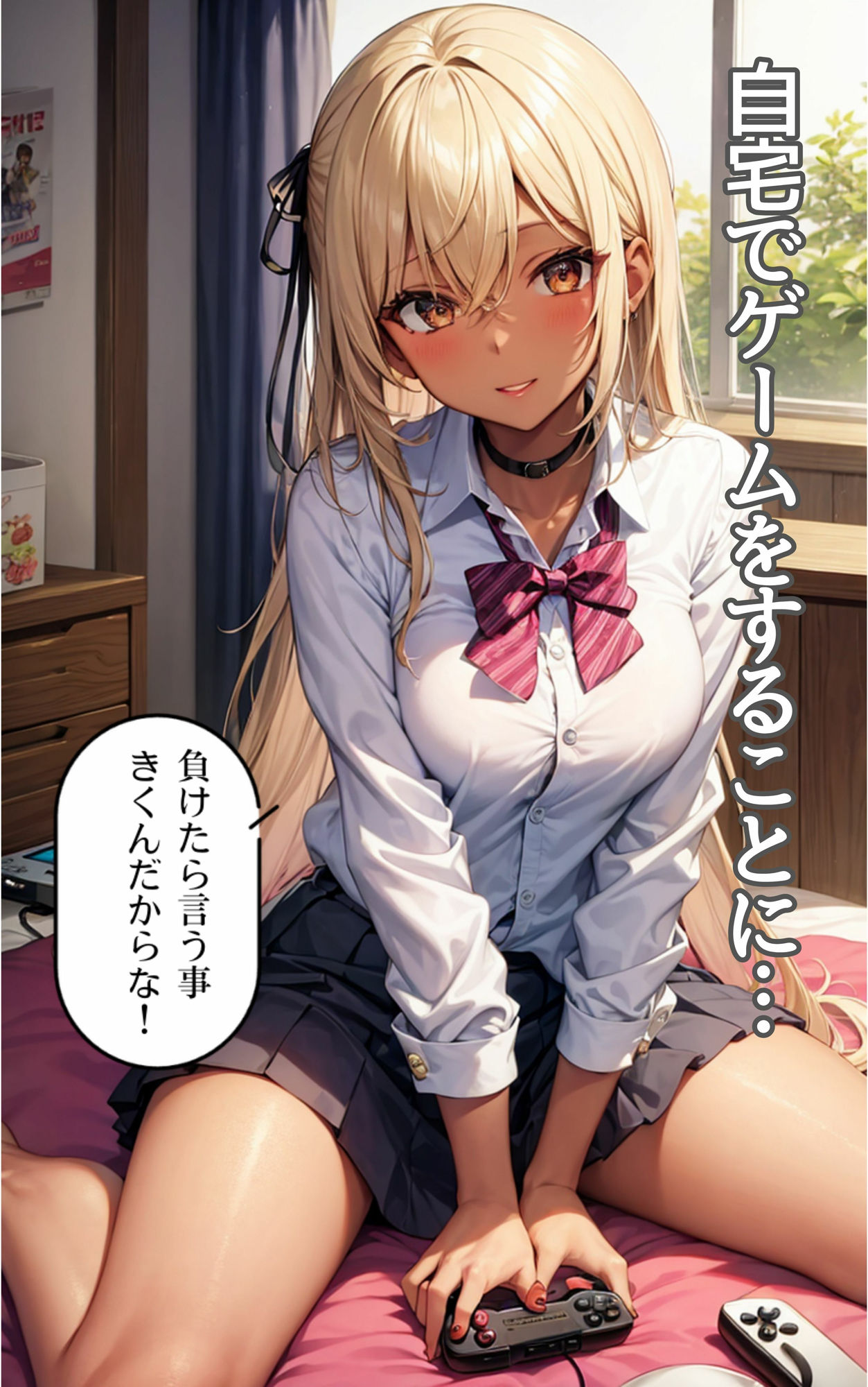 サンプル画像4:黒ギャルがオタクに優しいはマジだった(ちぐはぐくりえいと) [d_414307]