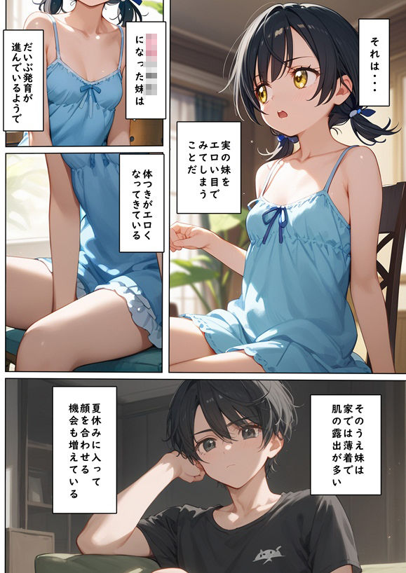 サンプル画像3:夏休み俺は妹とセックスをする(無明長屋) [d_414567]