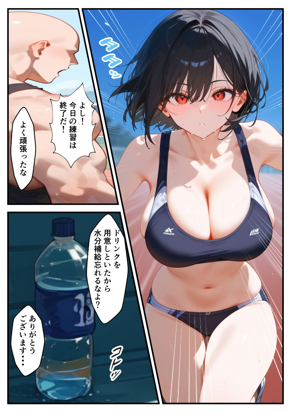 陸上女子の彼女が寝取られる話