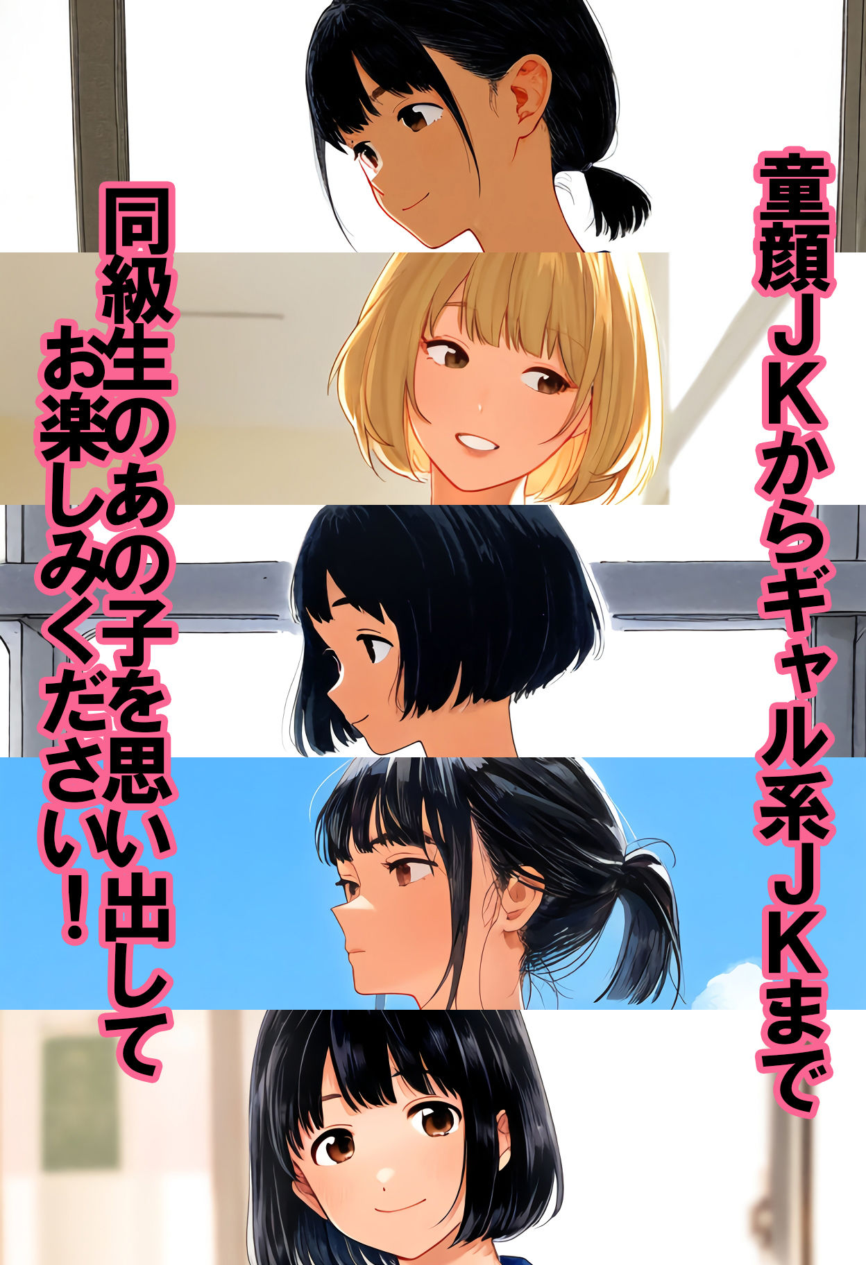 サンプル画像3:あなたが知らない同級生の姿〜教室で見ていたあの子もセックスしていた事実(kが好き。) [d_415971]