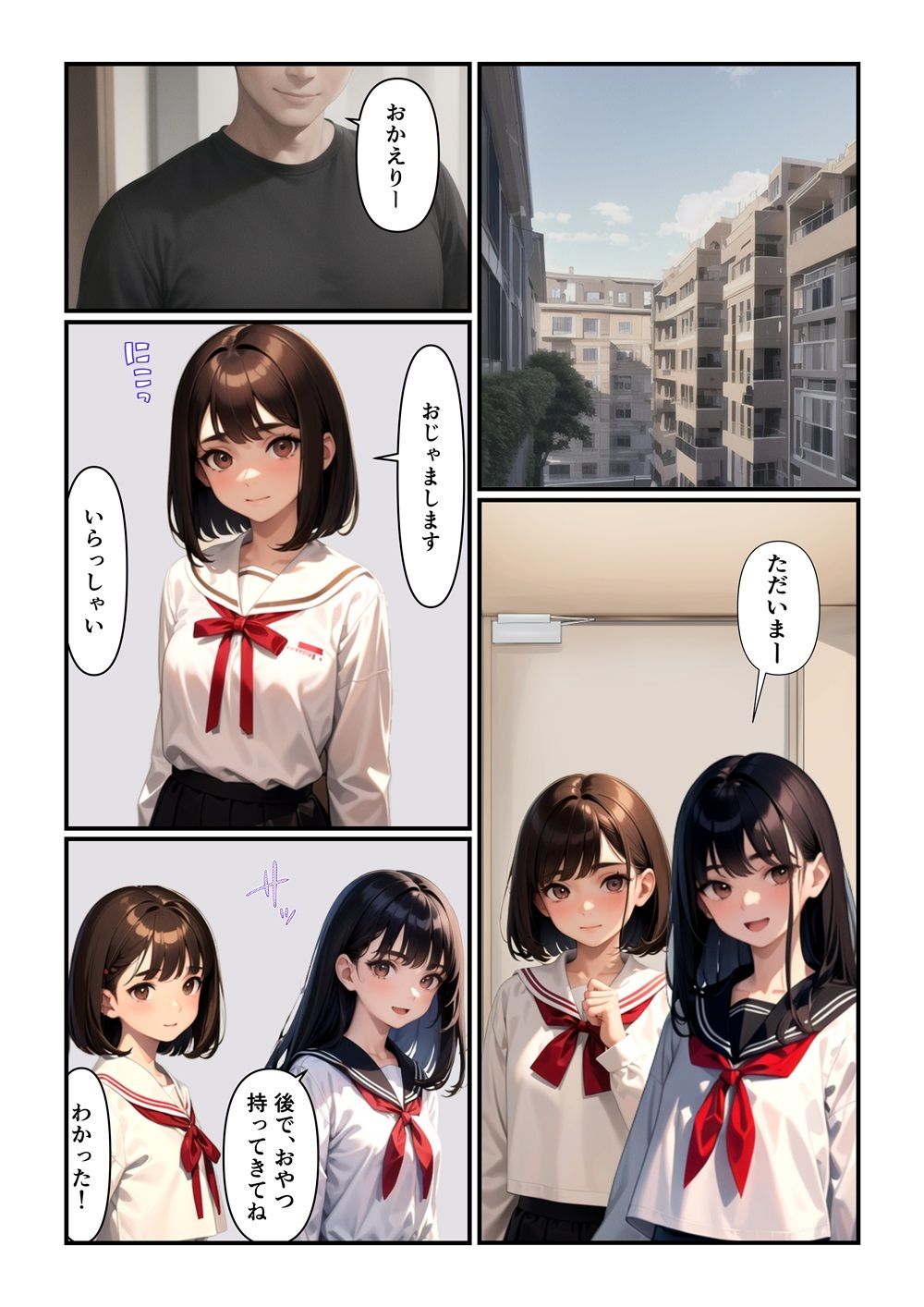 サンプル画像1:催●アプリで娘の友達と濃厚中出しエッチ(がくせい) [d_416690]