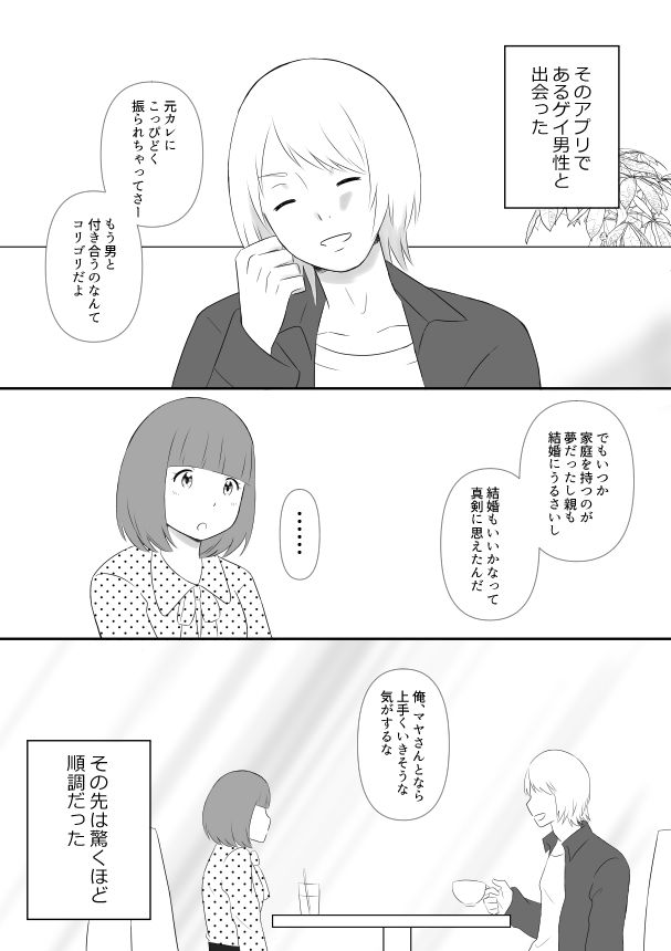 サンプル画像2:ゲイと友情結婚したらレ●プされた話(hana＊batake) [d_416882]