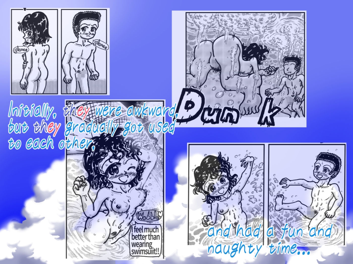 サンプル画像4:Two NAKED sumner swimmers(Hmonkey) [d_417554]