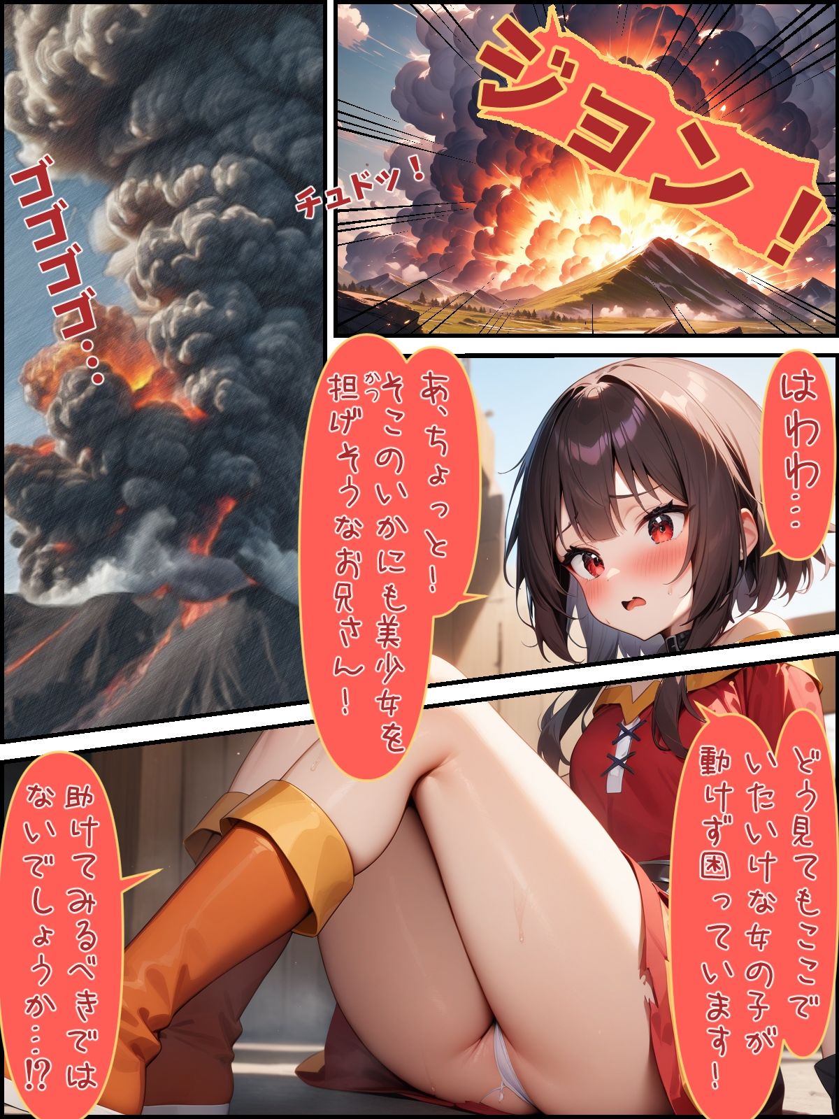サンプル画像2:この爆裂魔法娘に白濁を！(ガーネット) [d_417706]
