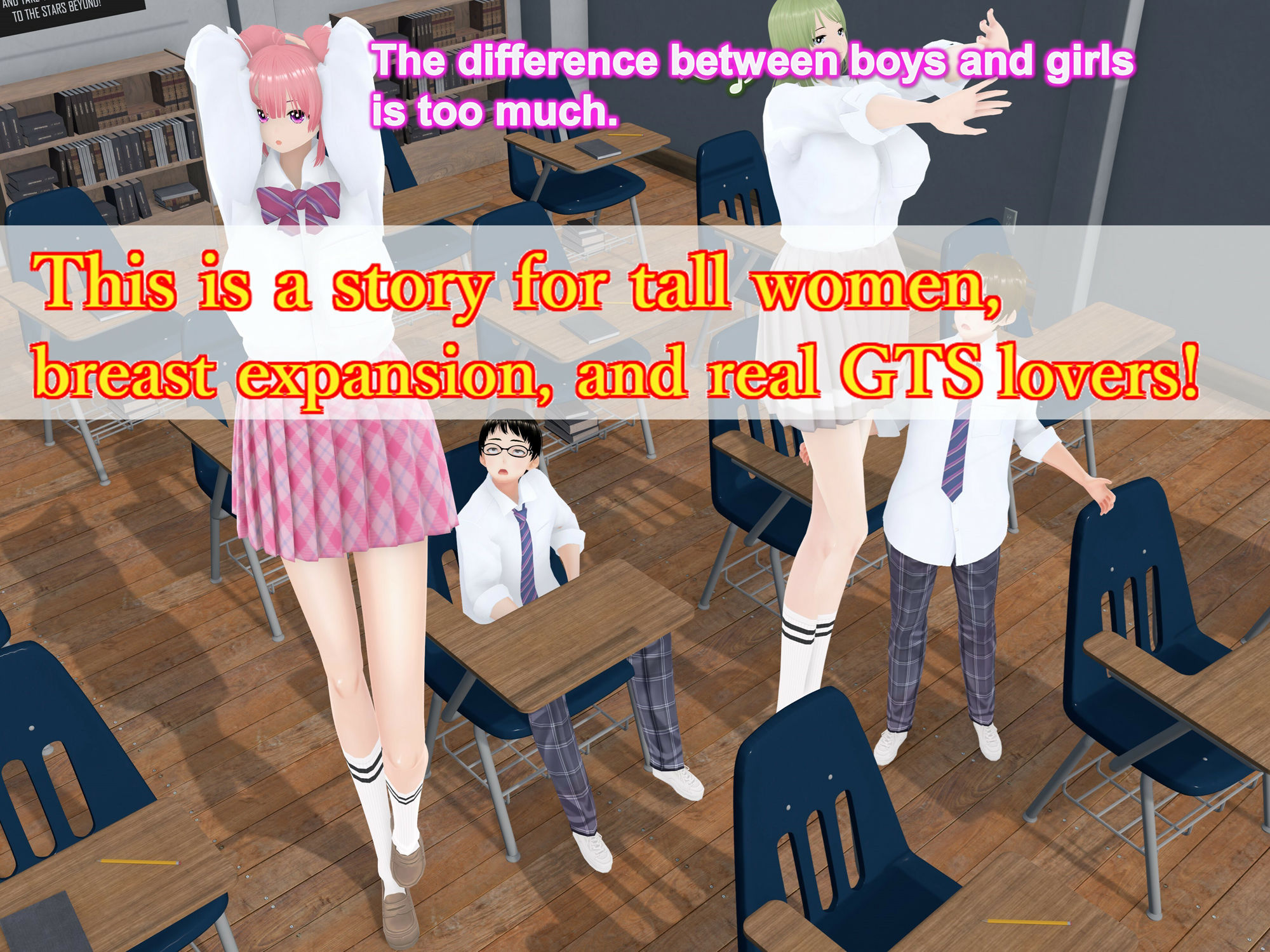 サンプル画像3:Outgrowing only girls， Overtake boys， Growth sound. Classmate Arc(女子成長クラブ) [d_417996]