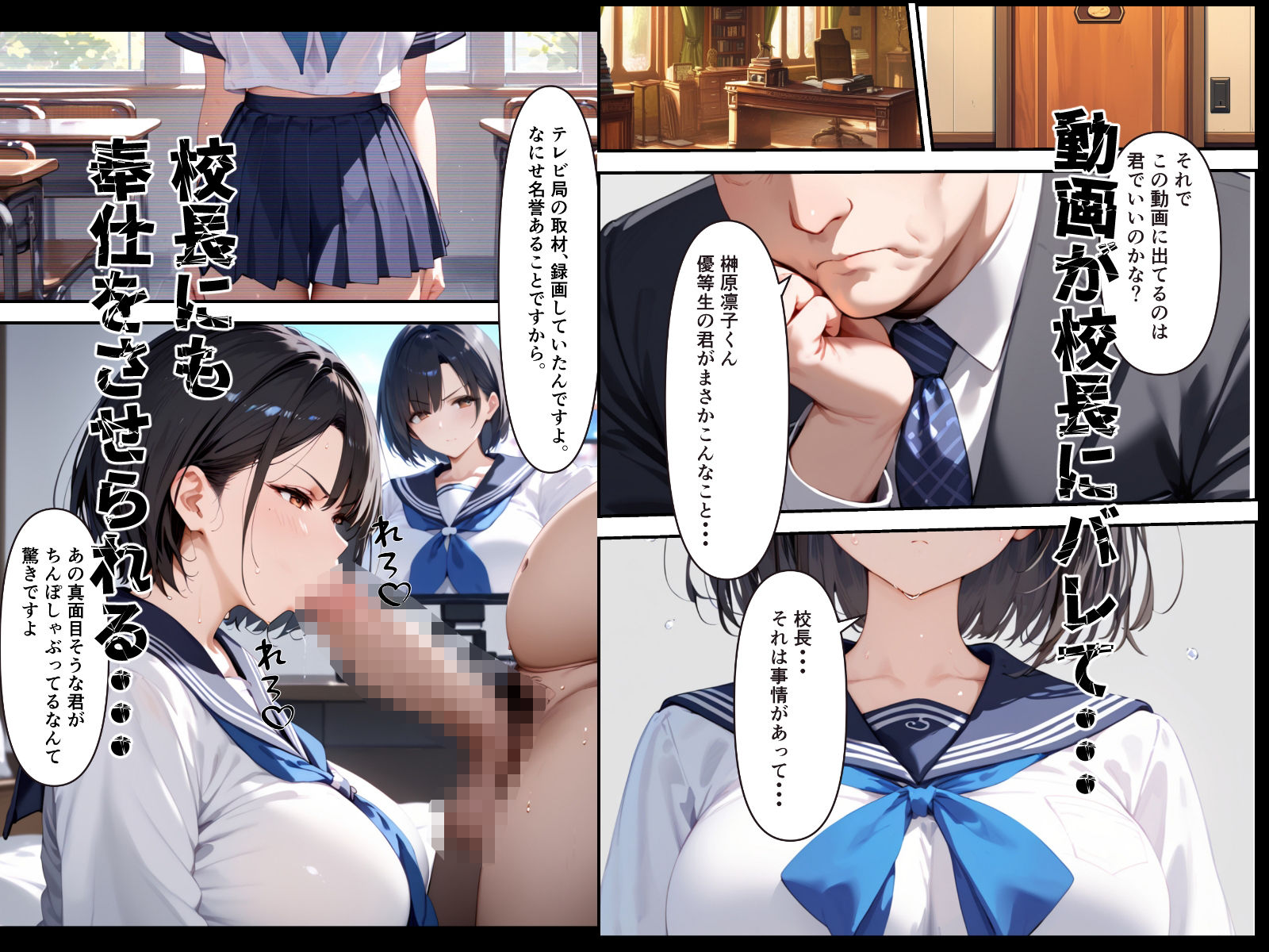 サンプル画像5:ボクを守るために不良の性奴●になっても絶対に堕ちないカノジョ2(バベル太郎) [d_420517]