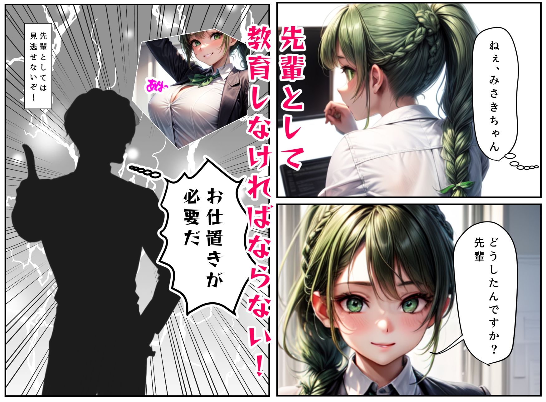 サンプル画像2:教えてあげる新入社員みさき(夢幻工房) [d_423962]