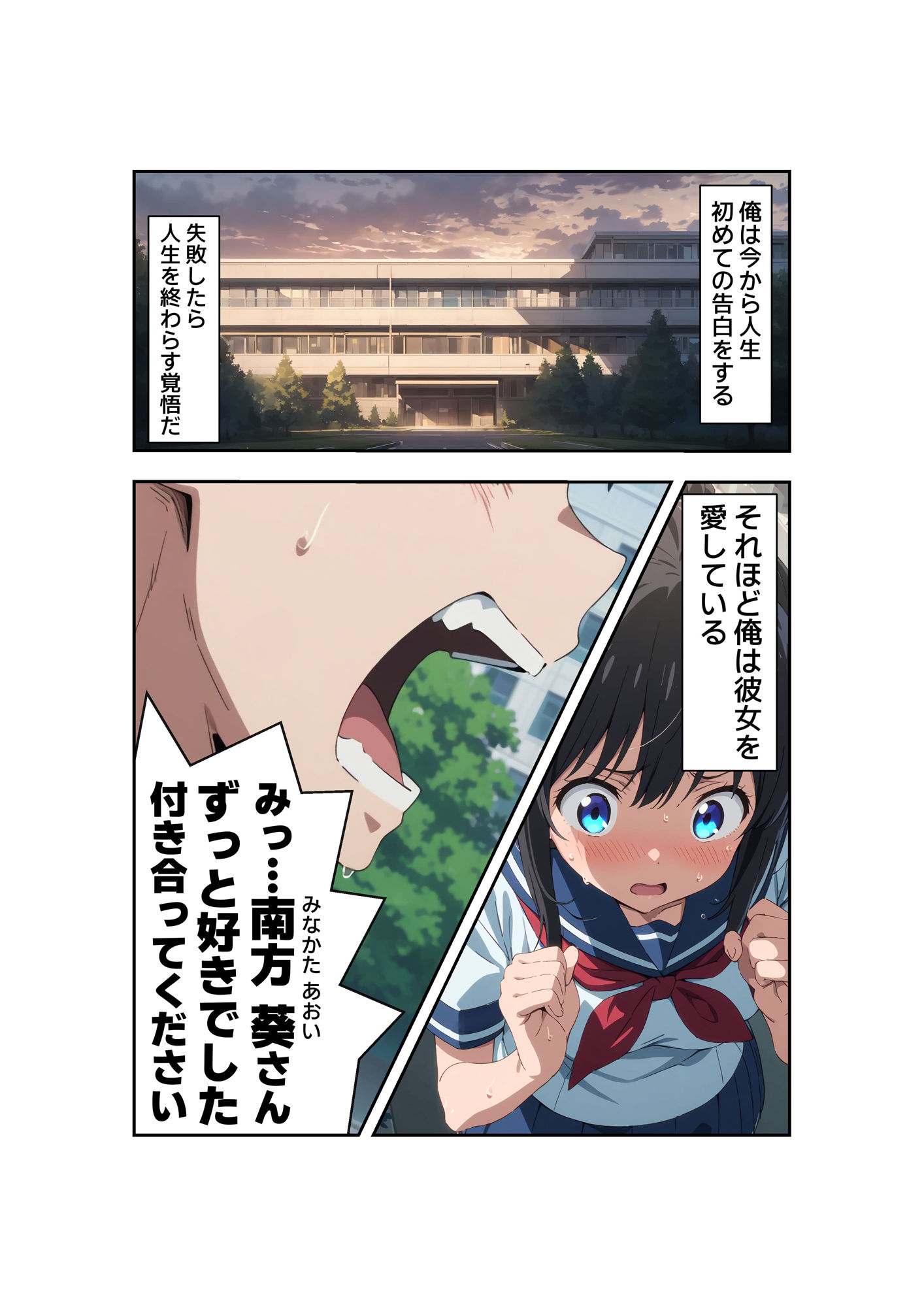 サンプル画像1:びしょ濡レ●プ01(ばななメモリアル) [d_424554]