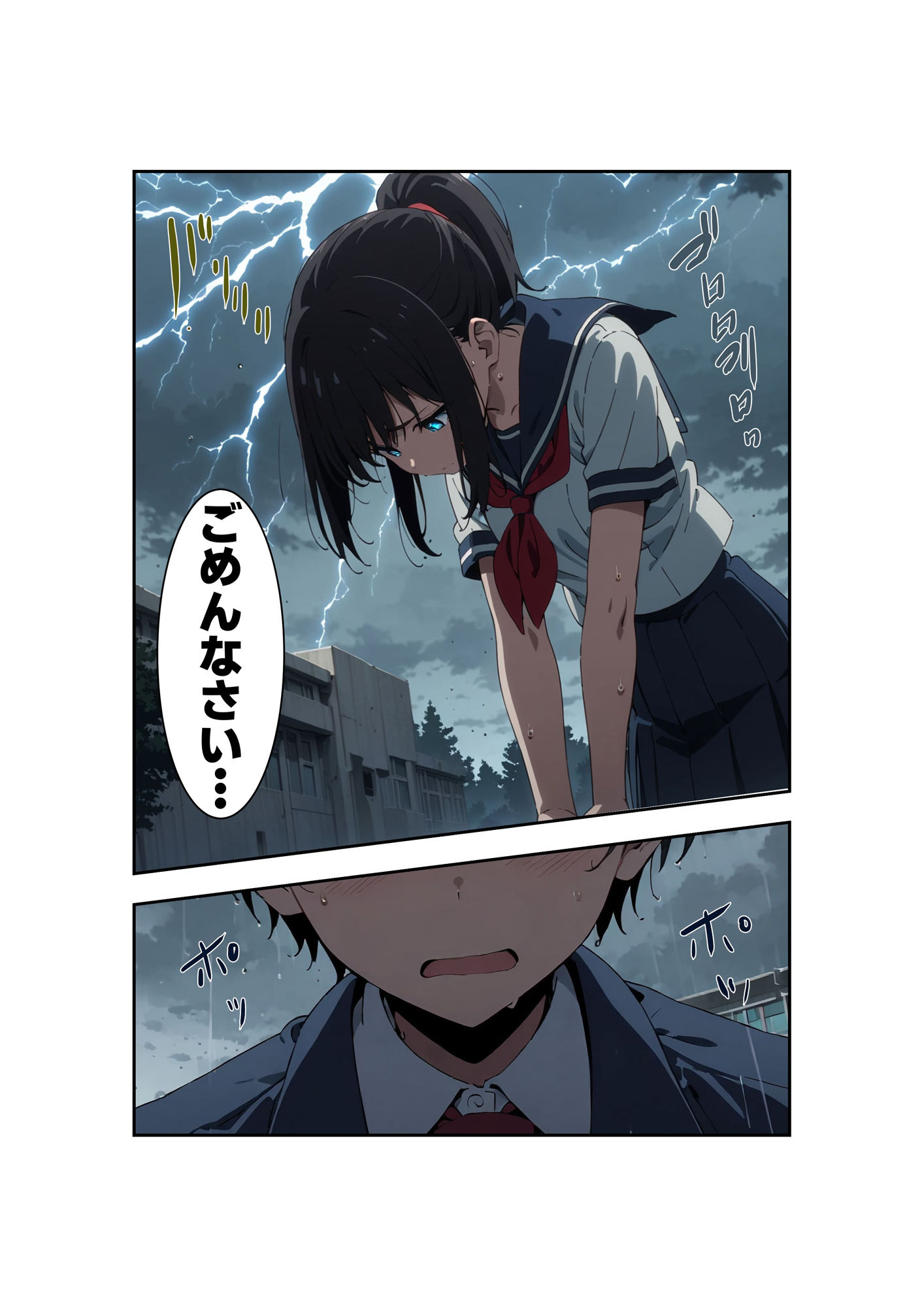 サンプル画像3:びしょ濡レ●プ01(ばななメモリアル) [d_424554]