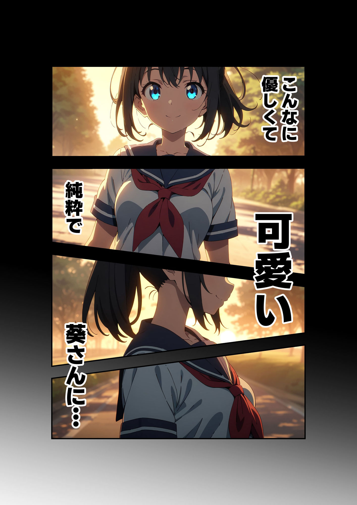 【漫画】びしょ濡レ●プ01