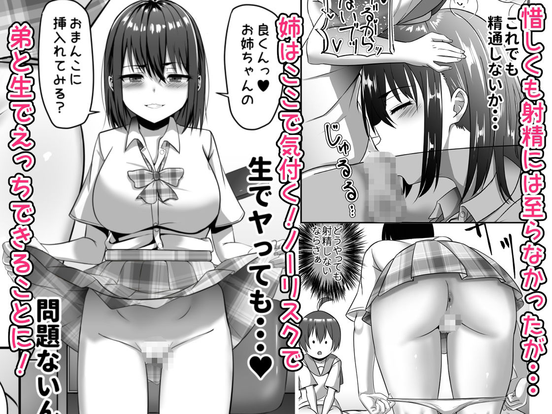 サンプル画像3:お姉ちゃんは弟の射精が見たい！後編(あぐぅtrip) [d_424759]