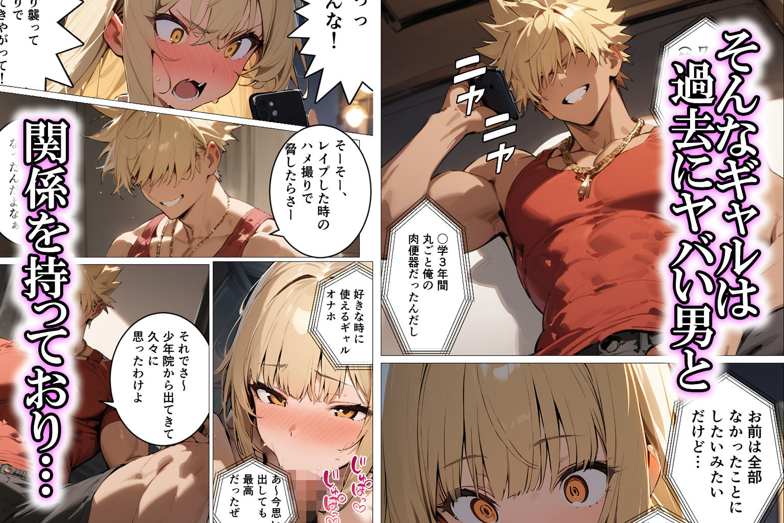 サンプル画像3:オタクに優しいギャルと両想いだったのにデカチン男に寝取られる話(clubB) [d_424771]